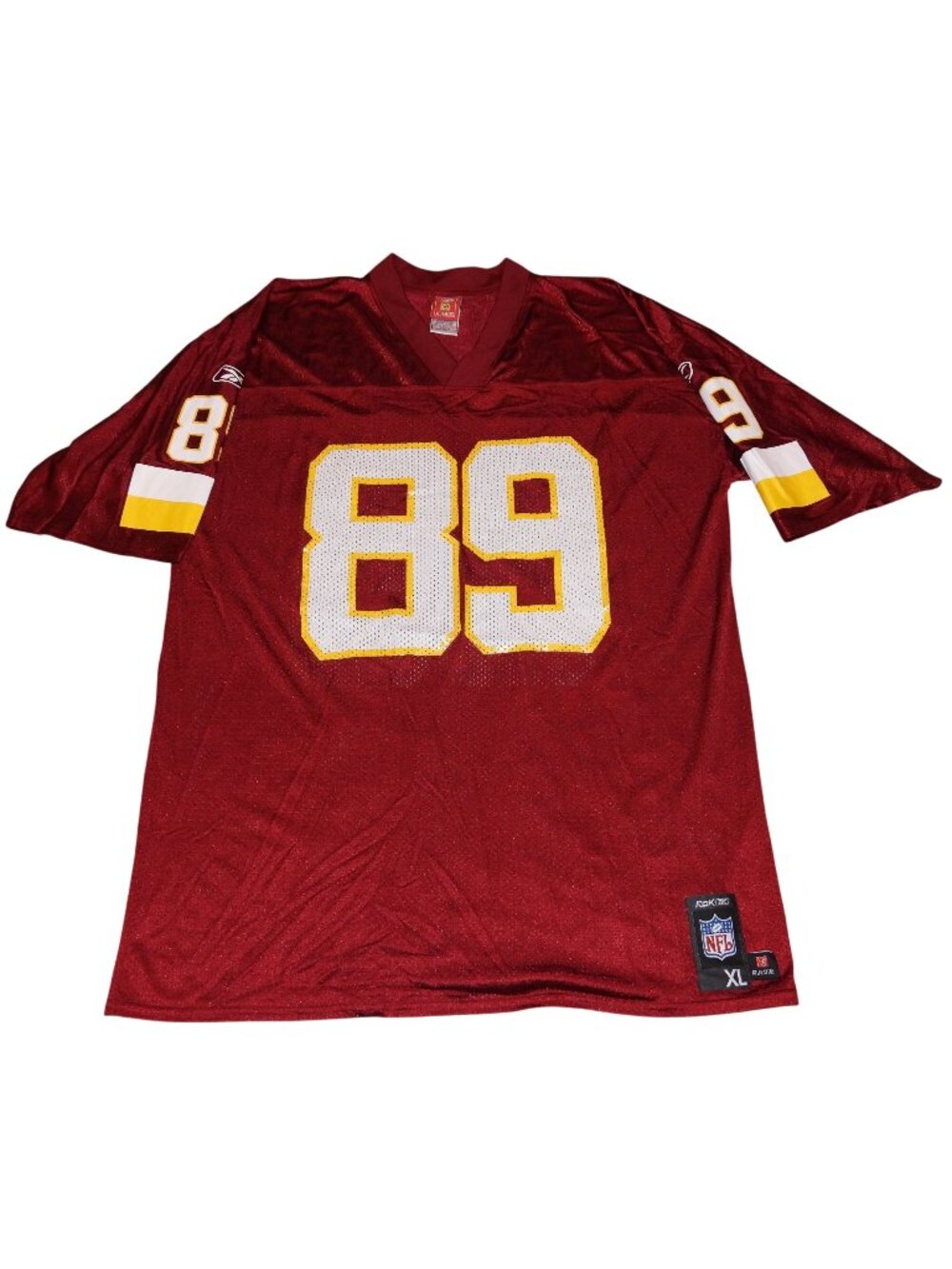 Vintage Santana Moss #89 Washington Redskins Reebok NFL Jersey Men's XL Red